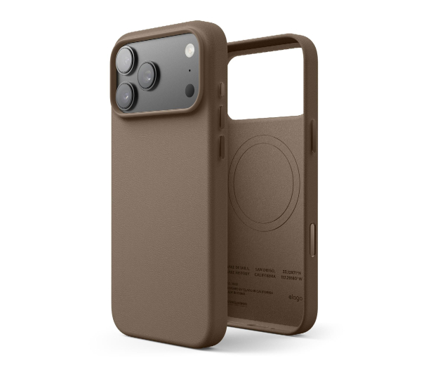 Elago MagSafe Leather Case do iPhone 17 PRO Max Taupe ES17MSLE69PRO-TOU - 1360562 - zdjęcie